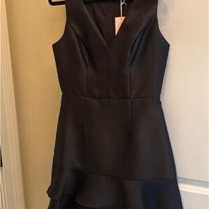 Hutch Black Sleeveless V-Neck Fit and Flare Cocktail Dress New NWT